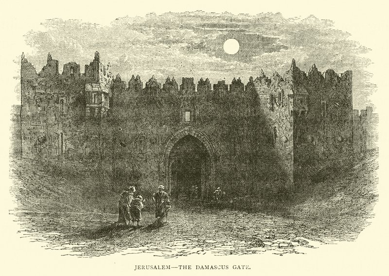 Jerusalén, la Puerta de Damasco de English School