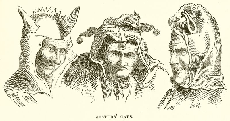 Gorras de bufón de English School