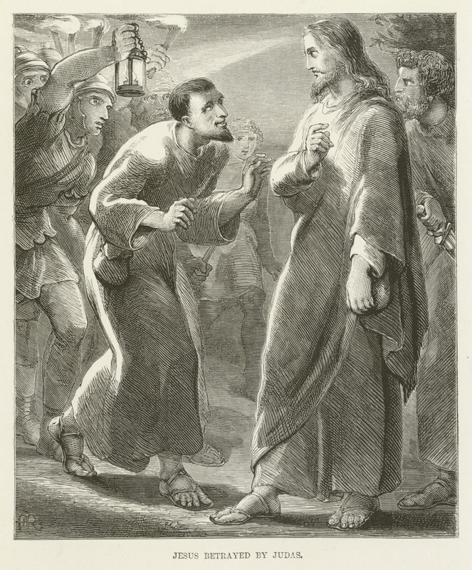 Jesús traicionado por Judas de English School