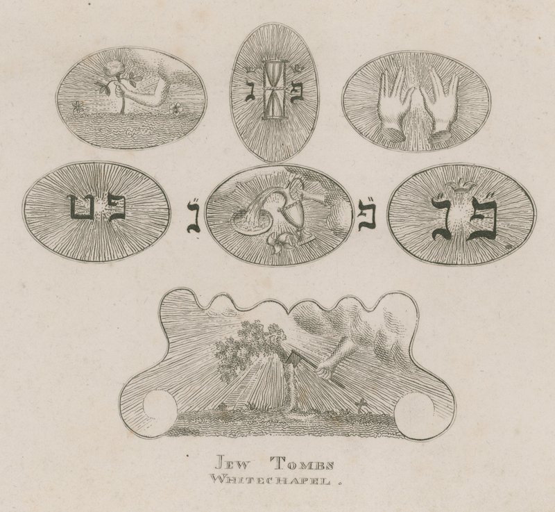 Tumbas judías, Whitechapel de English School
