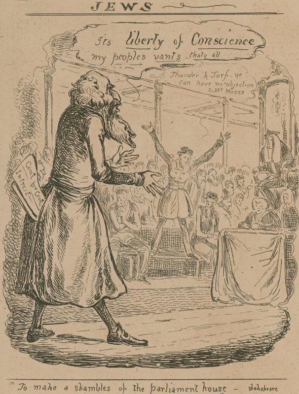 Judíos; caricatura de English School
