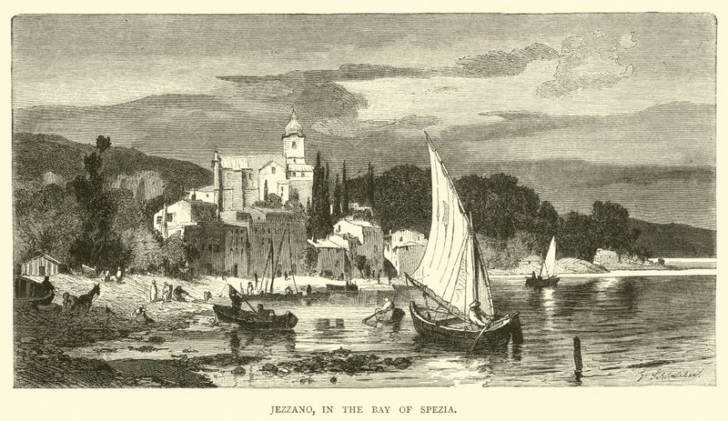 Jezzano, en la Bahía de Spezia de English School