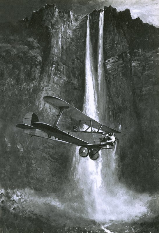 Descubrimiento de Jim Angel de lo que se llamó las Cataratas del Ángel en Venezuela de English School