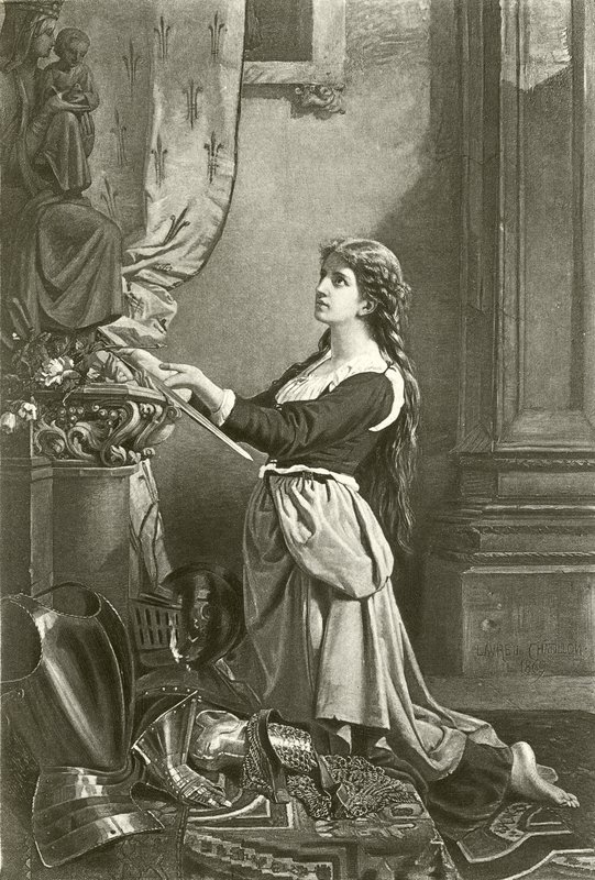 Juana de Arco (grabado) de English School