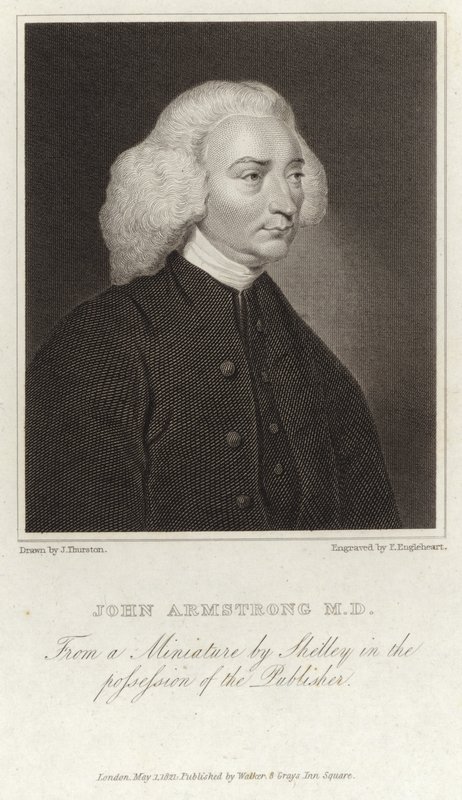John Armstrong - Poeta y médico escocés (1709-1779) de English School