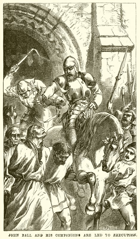John Ball y sus compañeros son llevados a la ejecución de English School