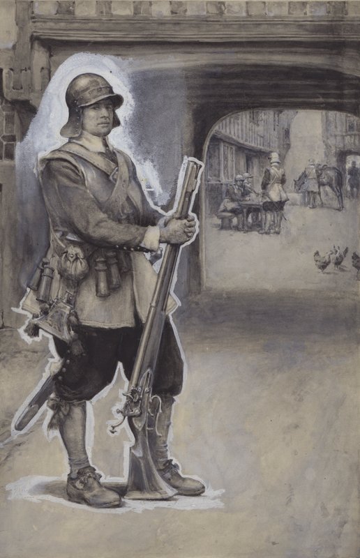 John Bunyan como soldado de English School