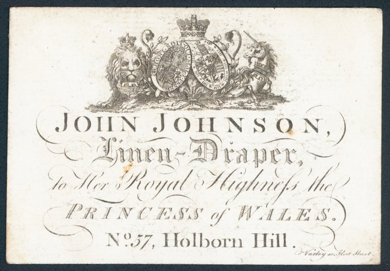 John Johnson, vendedor de lino de English School