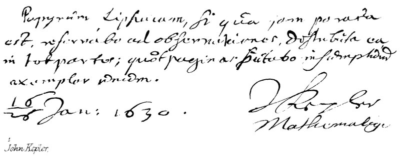 Johannes Kepler de English School