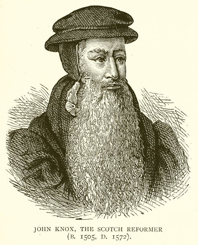 John Knox, el reformador escocés (N. 1505, M. 1572) de English School