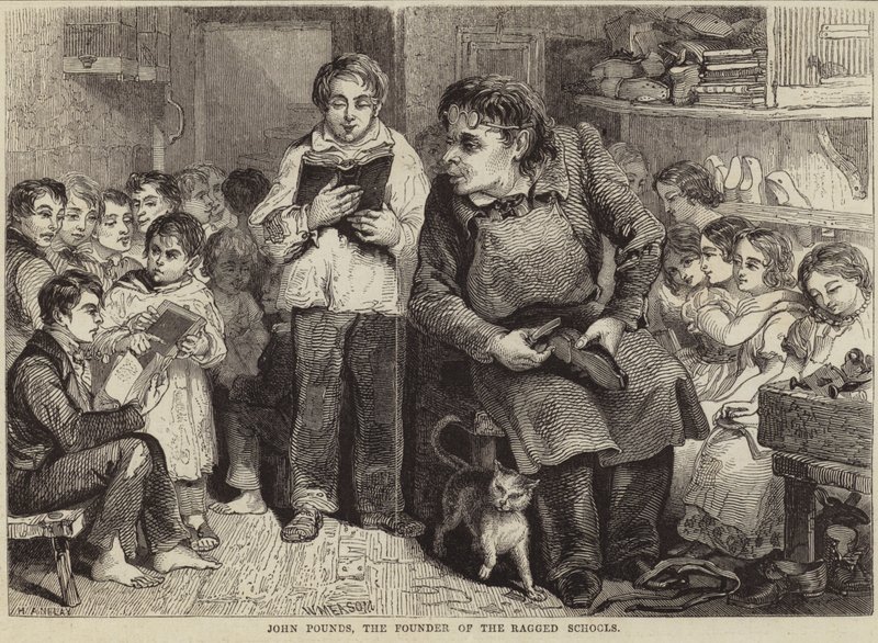 John Pounds, el fundador de las escuelas para pobres de English School