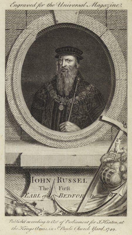 John Russel, Primer Conde de Bedford de English School