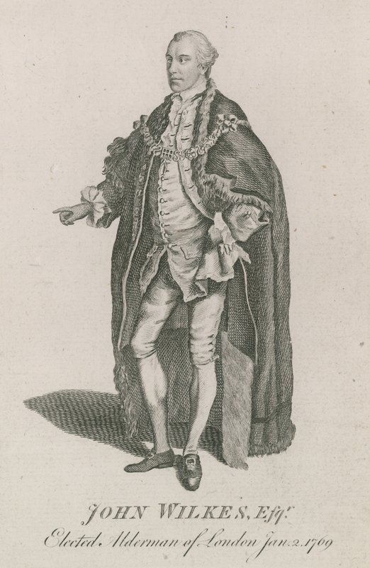 John Wilkes, elegido Concejal de Londres, 2 de enero de 1769 de English School