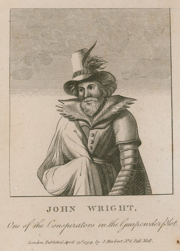 John Wright, uno de los conspiradores en la Conspiración de la Pólvora de English School