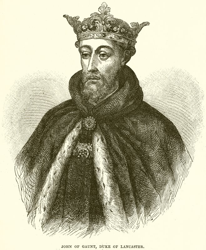 Juan de Gante, Duque de Lancaster de English School