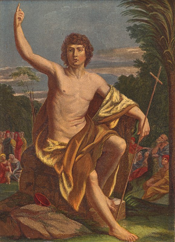 Juan Bautista (litografía en color) de English School