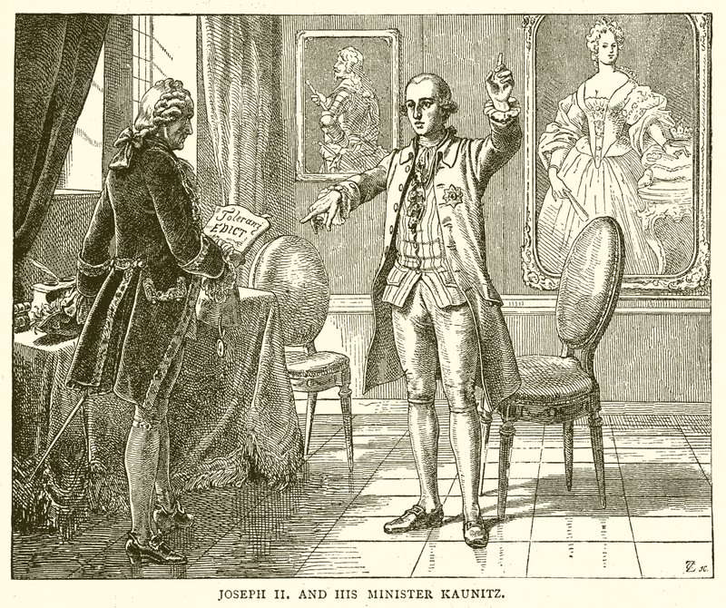 José II y su ministro Kaunitz de English School
