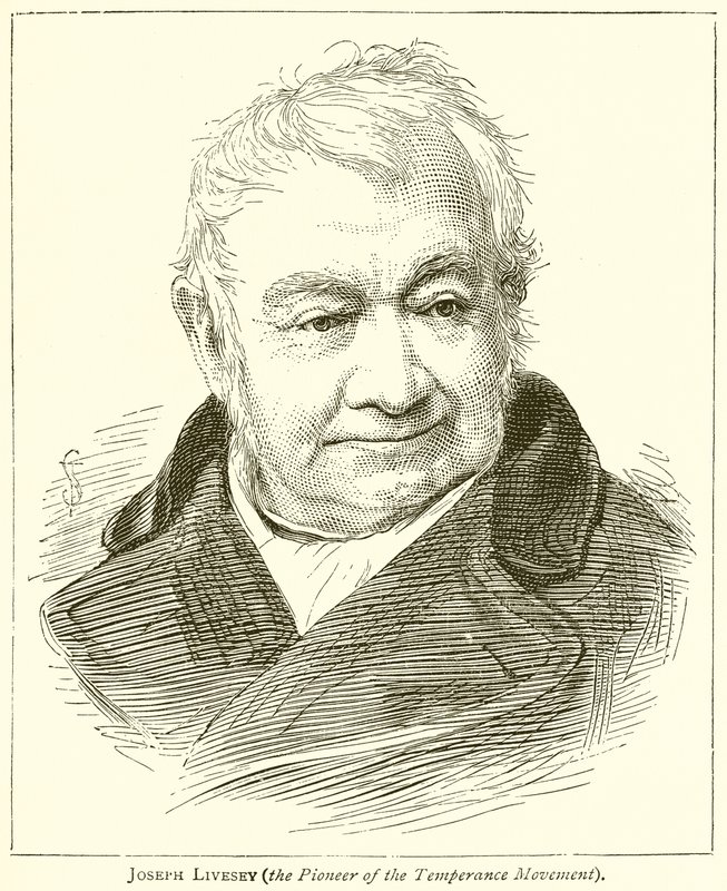Joseph Livesey (el pionero del movimiento de la templanza) de English School