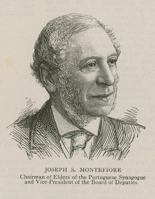 Joseph S Montefiore, Presidente de los Ancianos de la Sinagoga Portuguesa y Vicepresidente de la Junta de Diputados de English School