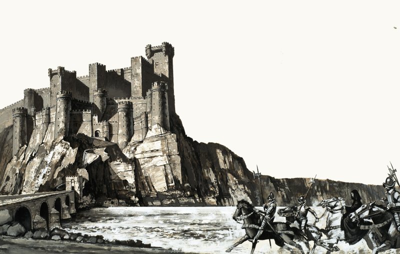 Juana, legítima reina de España, fue prisionera en el castillo de Tordesillas de English School