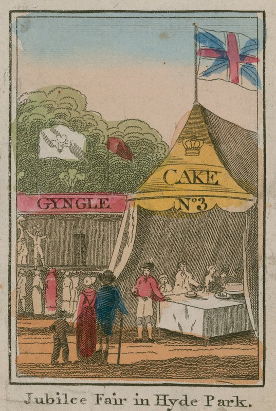 Feria del Jubileo en Hyde Park, 1814 de English School