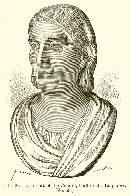 Julia Mesa (Busto del Capitolio, Sala de los Emperadores, No. 59) de English School