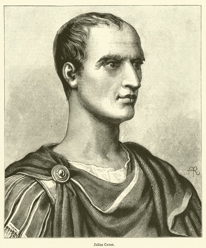 Julio César (grabado) de English School