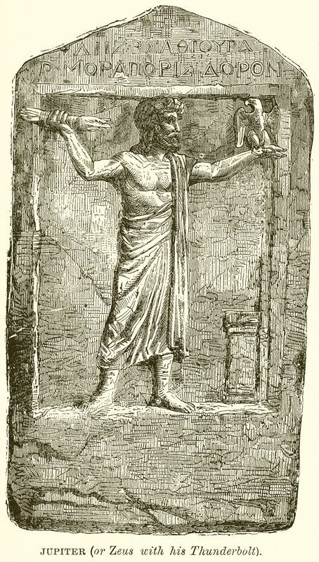 Júpiter (o Zeus con su rayo) de English School