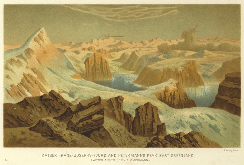 Fiordo Kaiser Franz-Josephs y Pico Petermanns, Este de Groenlandia de English School