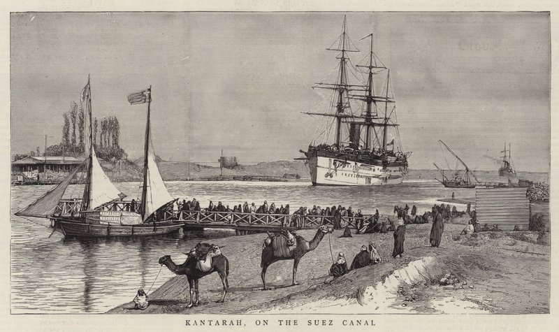 Kantarah, en el Canal de Suez de English School