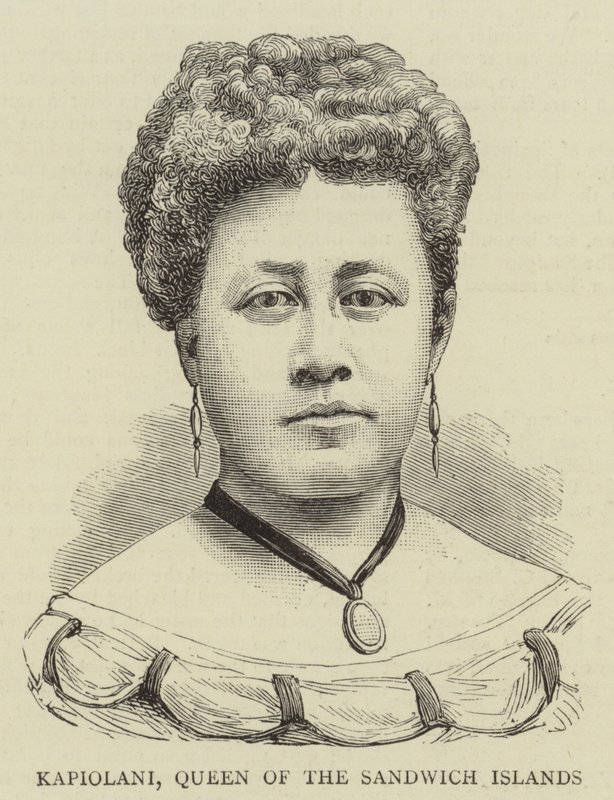 Kapiolani, Reina de las Islas Sandwich de English School