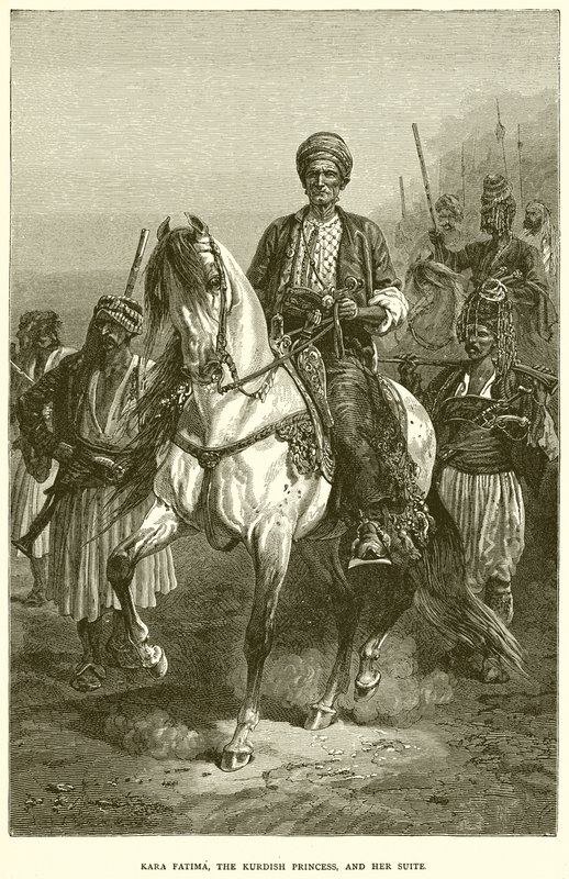 Kara Fatima, la Princesa Kurda, y su Séquito de English School
