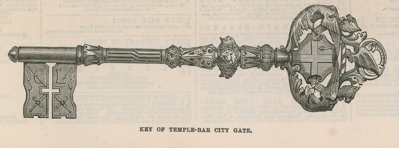 Llave de la Puerta de la Ciudad de Temple Bar de English School