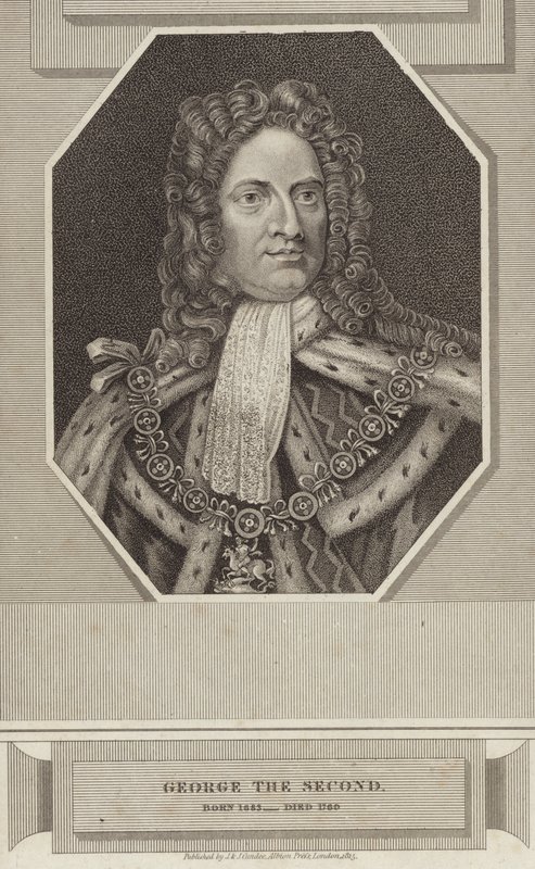 Rey Jorge II de Gran Bretaña e Irlanda de English School
