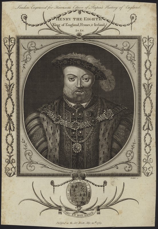 Rey Enrique VIII de Inglaterra de English School