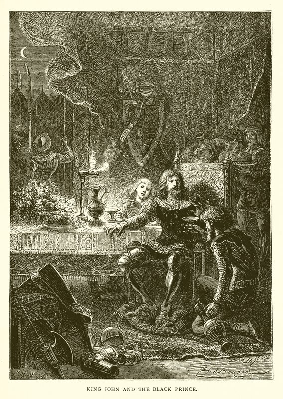 Rey Juan y el Príncipe Negro de English School
