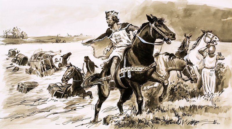 El rey Juan fue robado por la marea de English School