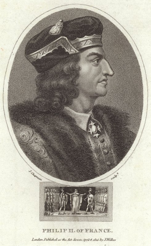 Rey Felipe II de Francia de English School