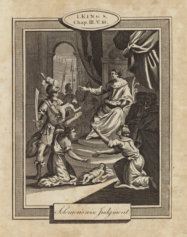 El sabio juicio del rey Salomón de English School