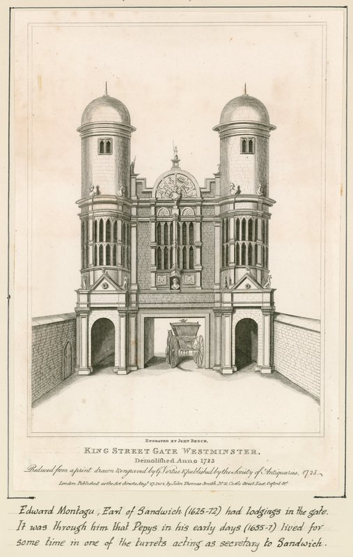 Puerta de King Street, Westminster de English School