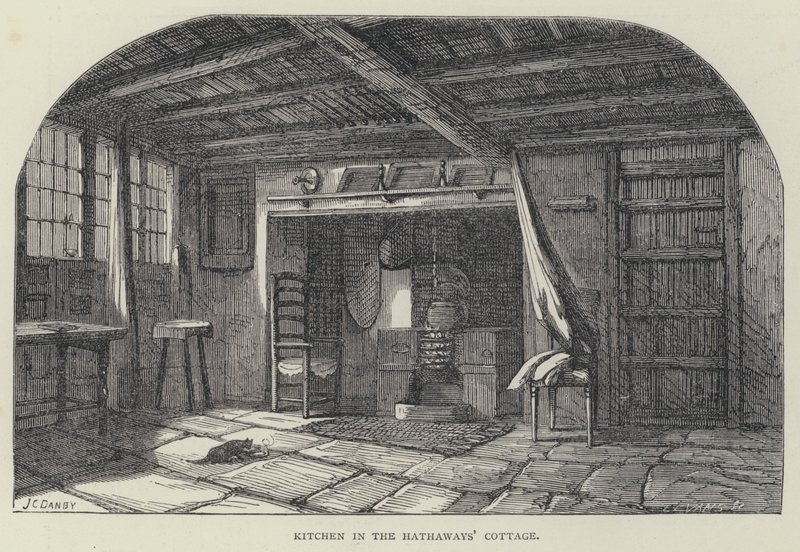 Cocina en la Cabaña de los Hathaway de English School