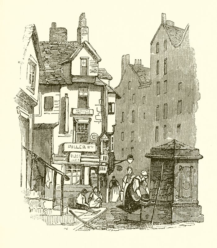 Casa de Knox en la Canongate, Edimburgo de English School