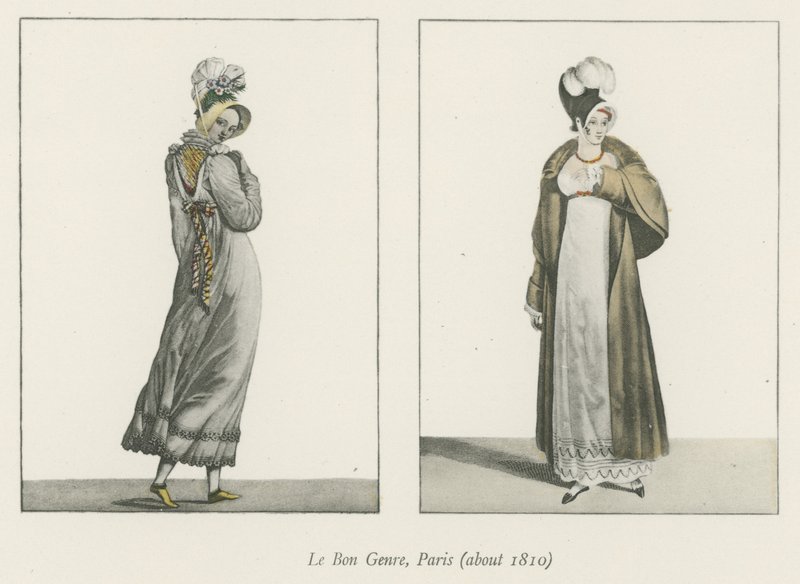 Le Bon Genre, París (alrededor de 1810) de English School