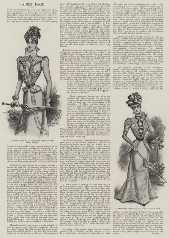 Página de las damas de English School