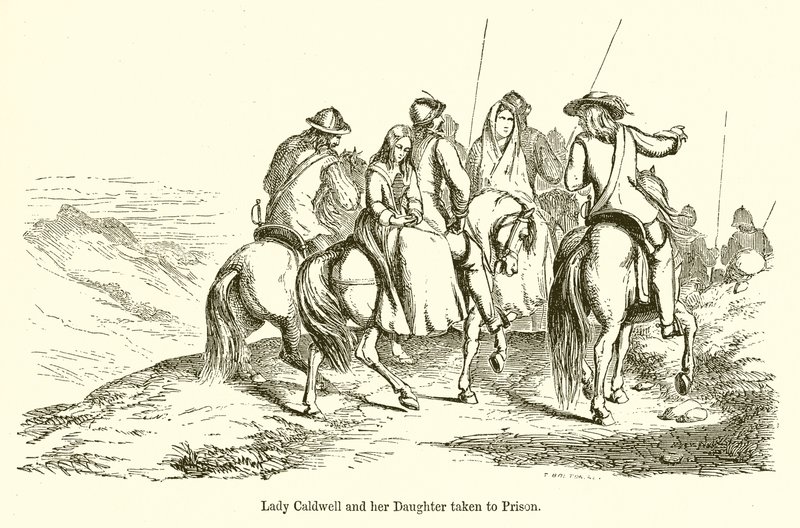 Lady Caldwell y su hija llevadas a prisión de English School