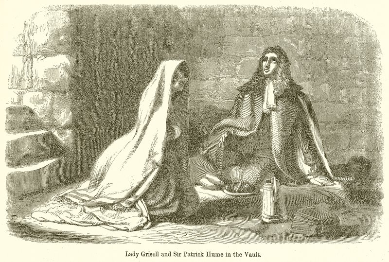 Lady Grisell y Sir Patrick Hume en la bóveda de English School