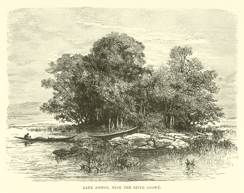 Lago Asingo, cerca del río Ogowe de English School