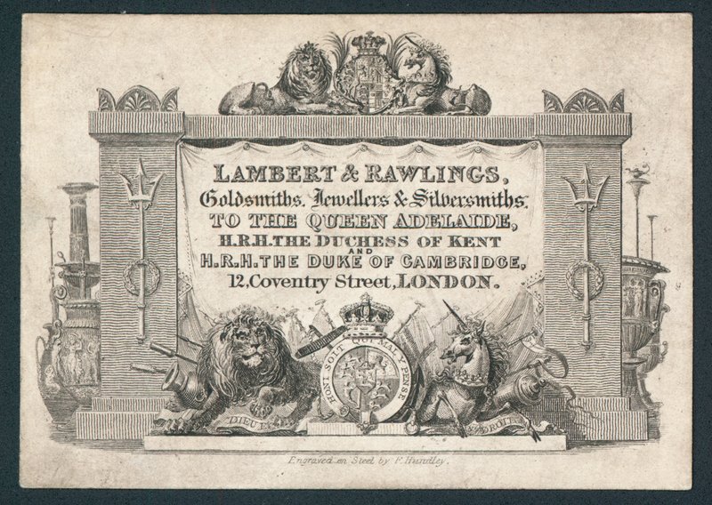 Lambert & Rawlings, orfebres, joyeros y plateros de English School