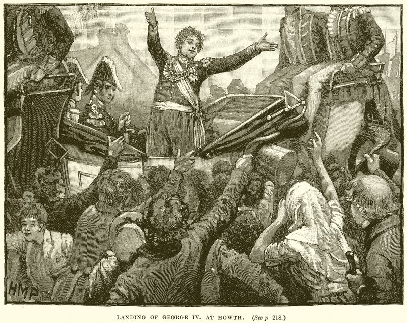 Desembarco de Jorge IV en Howth de English School