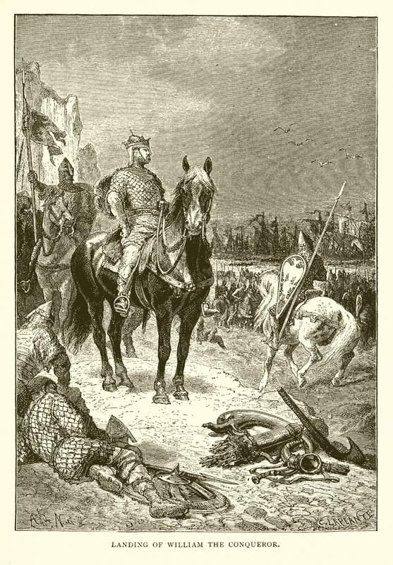 Desembarco de Guillermo el Conquistador de English School